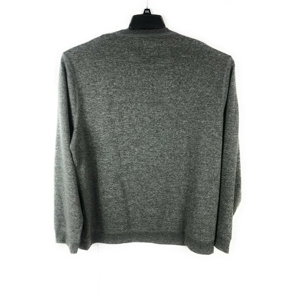 Crewneck Pullover Men's 2XL XXL Gray Sweater Long Sleeve Adult A15 - Picture 4 of 4
